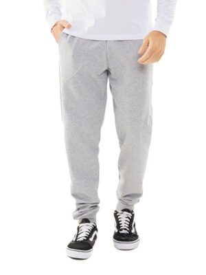 Calça Moletom Algodão Masculino Cor Cinza Adulto